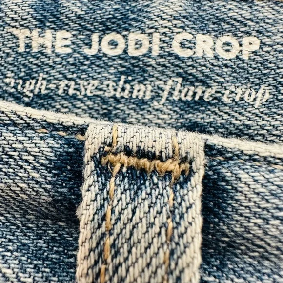 AG Jodi Crop Jeans Adriano Goldschmied high rise slim flare crop - Picture 9 of 10